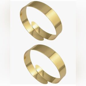 Gold Plated Arm Cuffs